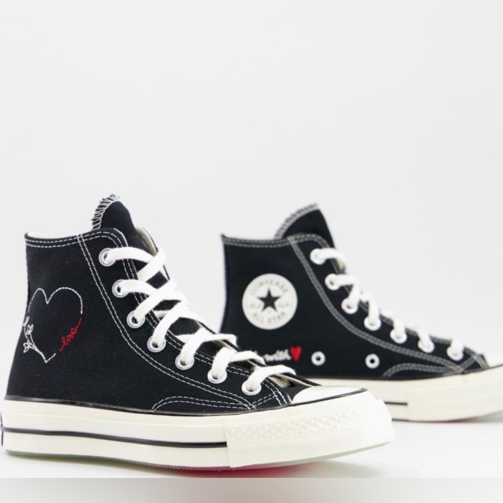 Converse Chuck 70 Hi Love Thread sneakers‎ in black